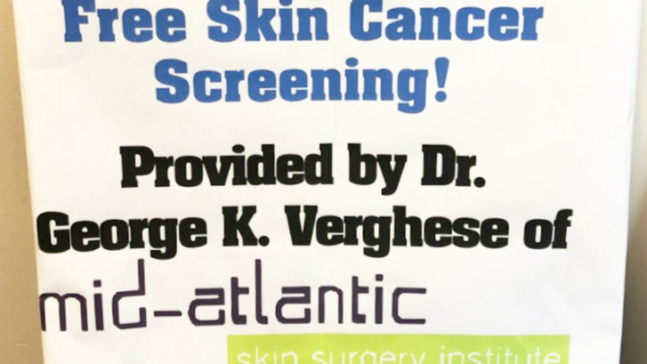 free skin cancer screenings maryland